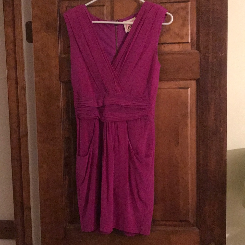Aryn K dress with pockets size small